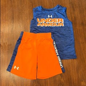Toddler Boys Under Armour Tank and Shorts Set